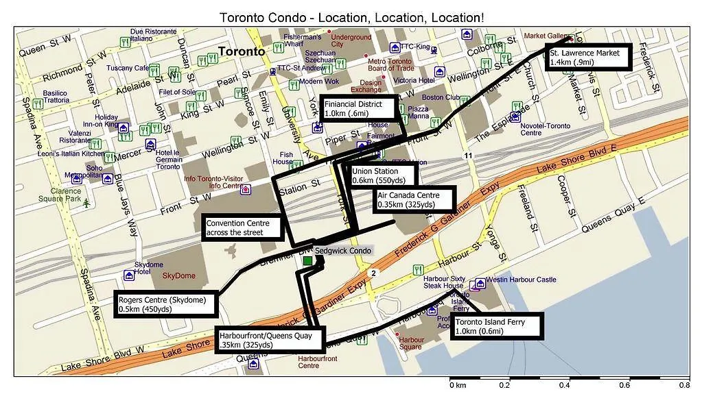 Apartment Luxury Fully Furnished Suite In Downtown Toronto - Maple Leaf Square